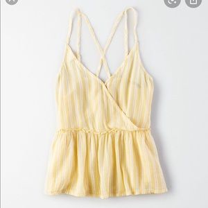 AE striped tank top- worn once!!